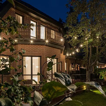 382 Sqm Luxury 6 Bedroom 2 Separate Villas Complex With Sauna In The Pine Forest 빌뉴스